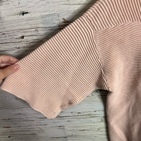 Marla Wynne Pink Ribbed Women's Sweater Size L - Picture 4 of 9